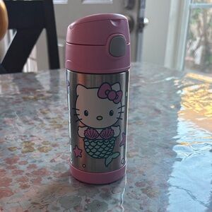 Thermos Pink and Silver Kids Bottle